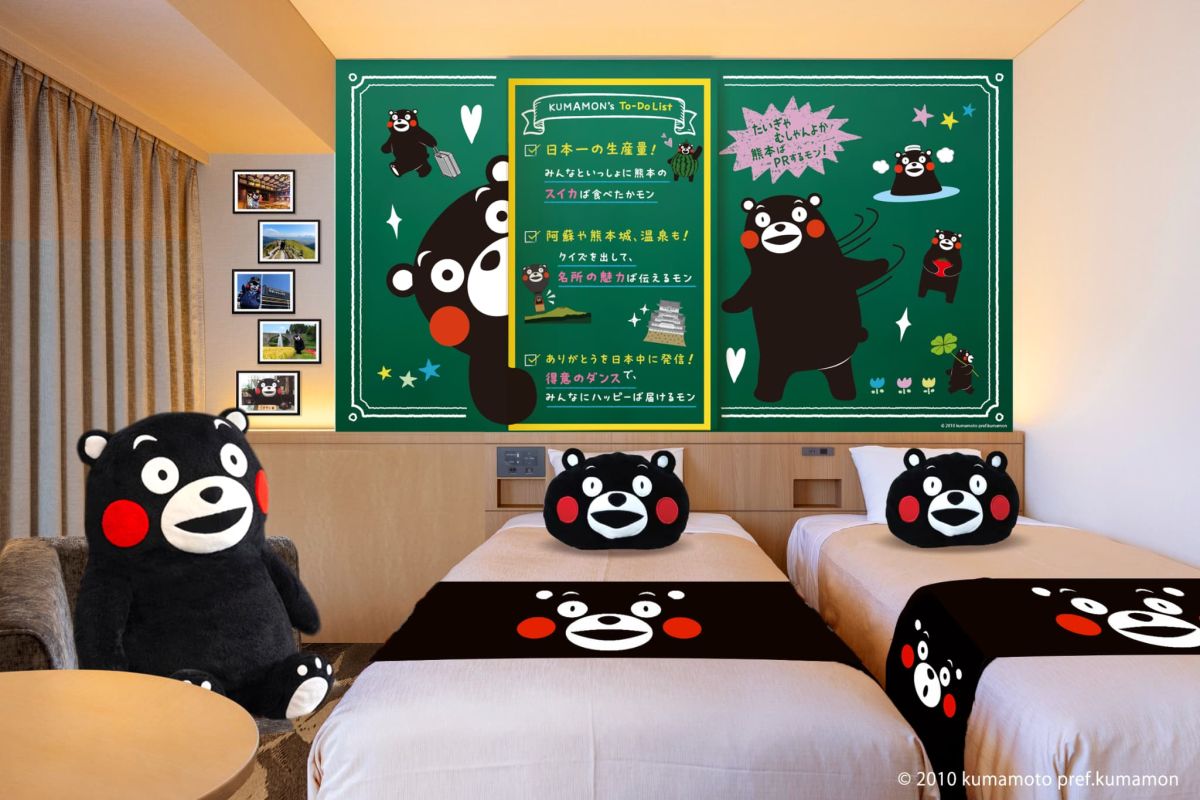 コラボルーム「熊本県営業部長のスペシャルルームだモン!」