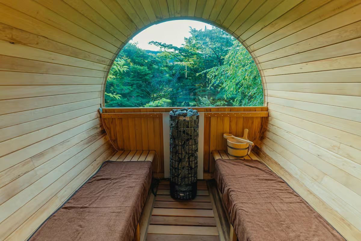 バレルサウナ／Photo：Airbnb