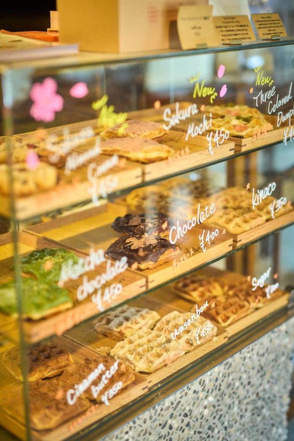 テイクアウトのショーケース