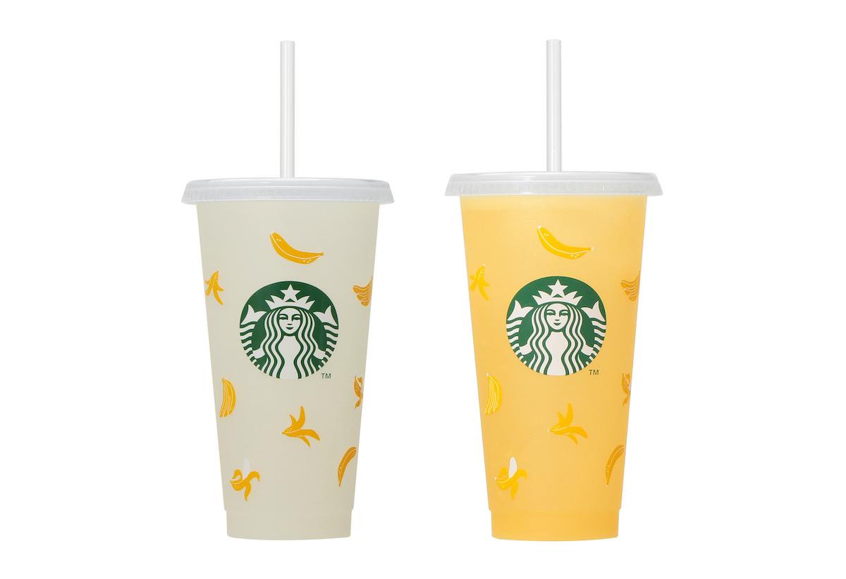 「カラーチェンジングリユーザブルコールドカップバナナ」710ml 850円