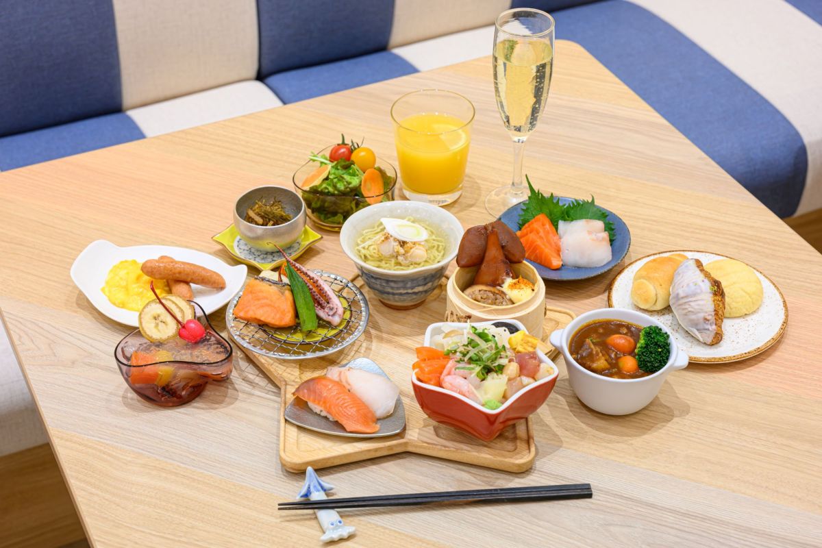 朝食ビュッフェ