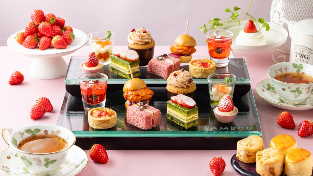 【シェラトン都ホテル東京】可憐なイチゴと彩り豊かな夏のティータイム！ 「夏のいちごアフタヌーンティー」