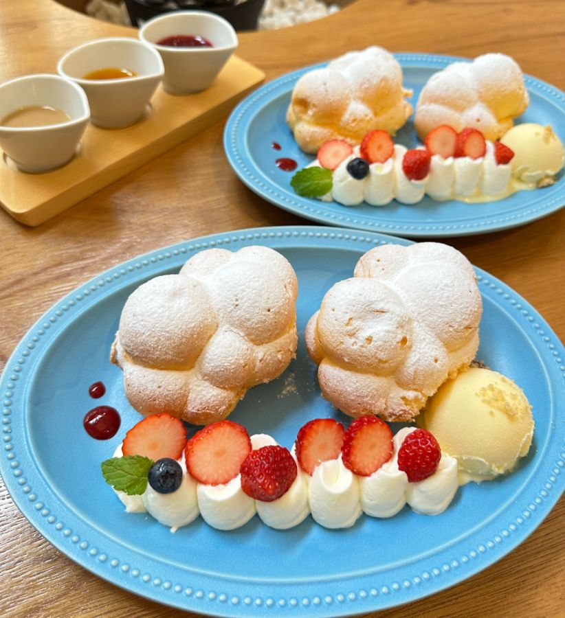 「雲のパンケーキ」ドリンクセット2000円