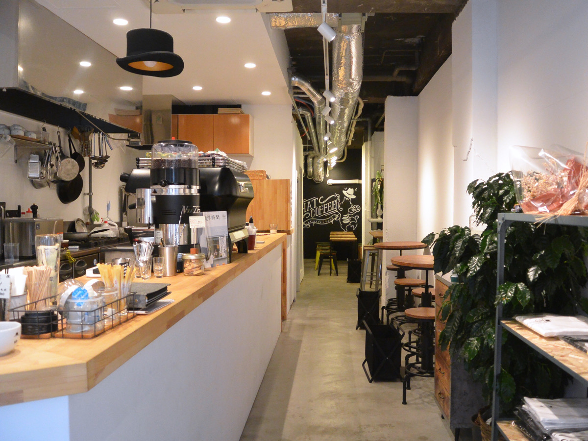 HATCOFFEE店内