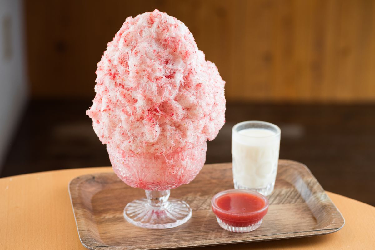 「苺のかき氷」1300円