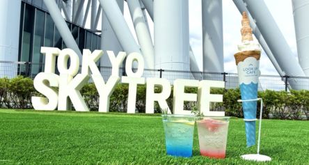 東京スカイツリーを見上げる新カフェOPEN！【LOOK UP CAFE TOKYO SKYTREE】のテラスでくつろぎ体験