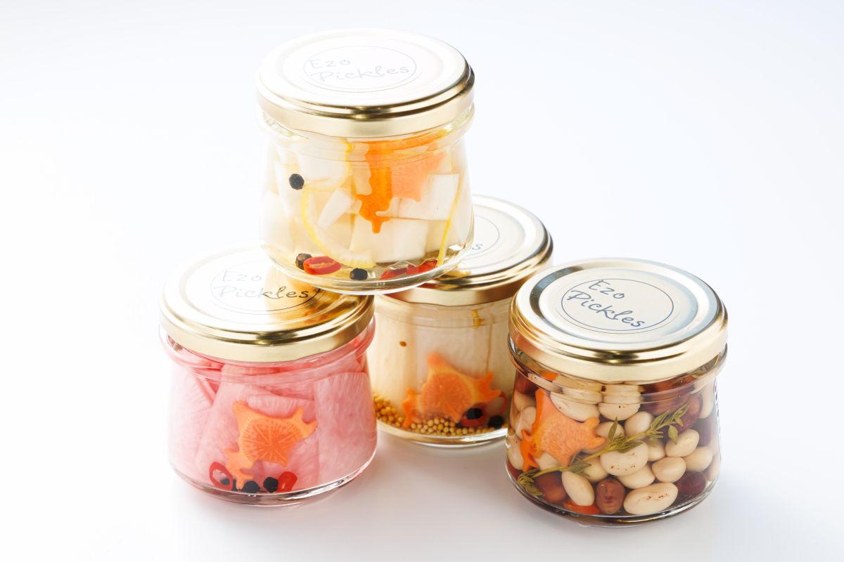 道の駅 230ルスツ「Ezo Pickles」各800円