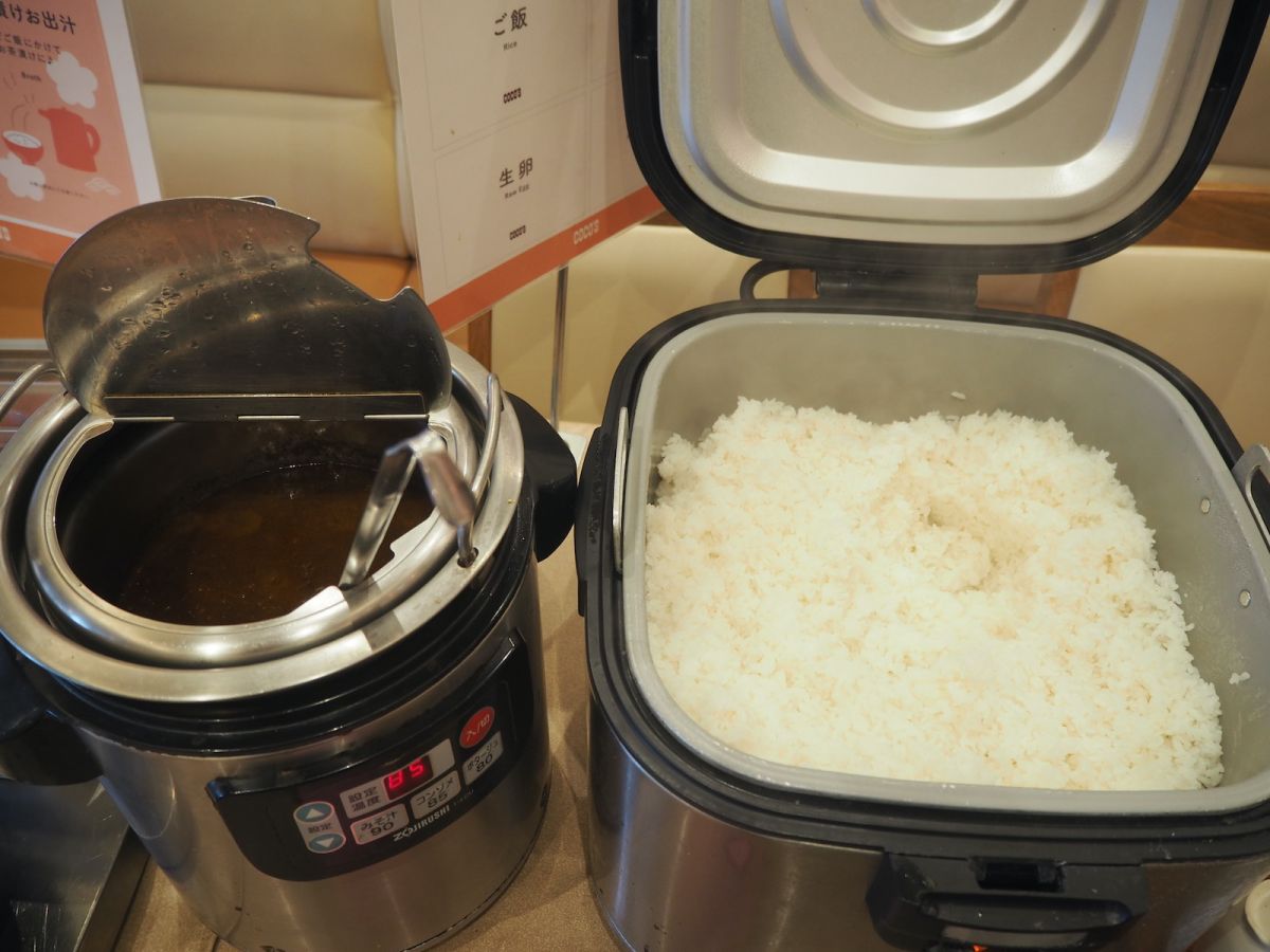 白米とカレー