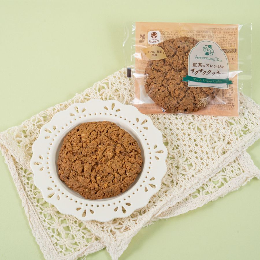 「紅茶とオレンジのザクザククッキー」198円
