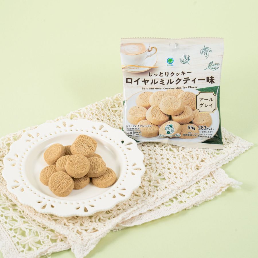 「しっとりクッキーロイヤルミルクティー味」198円