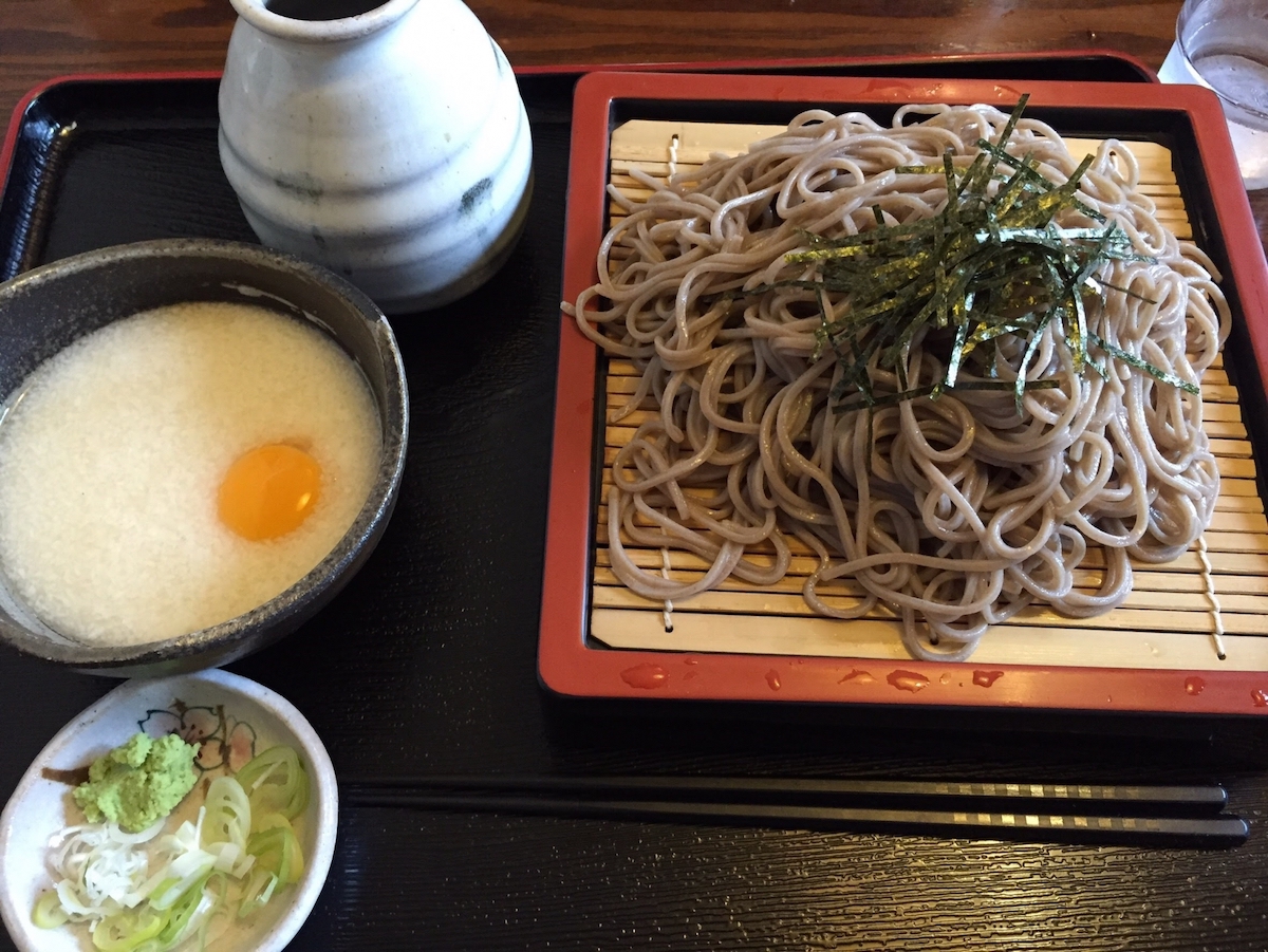 月見とろろそば