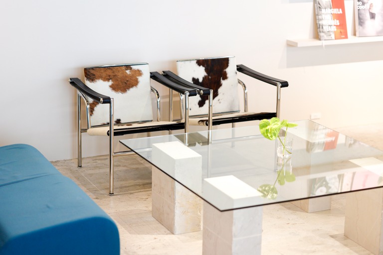 over the central