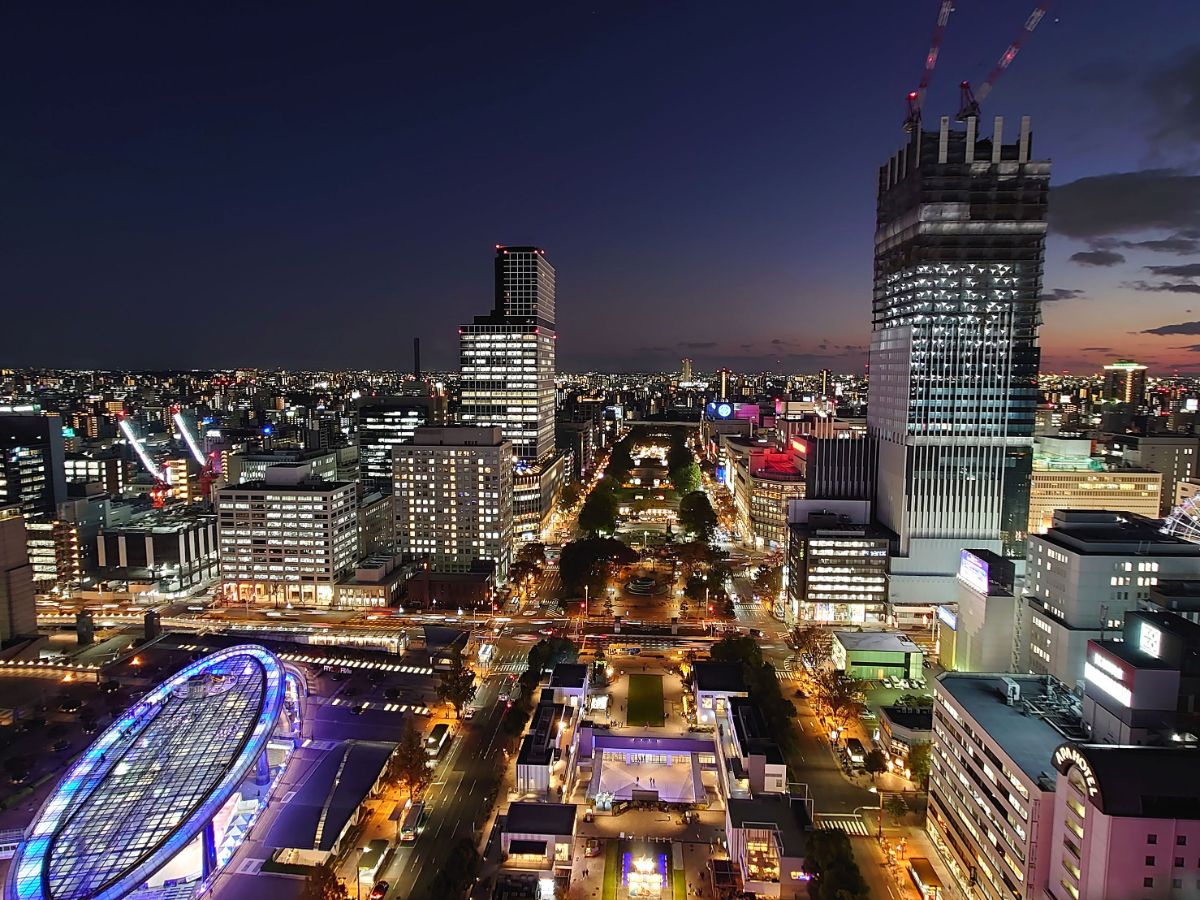 中部電力 MIRAI TOWER　からの夜景