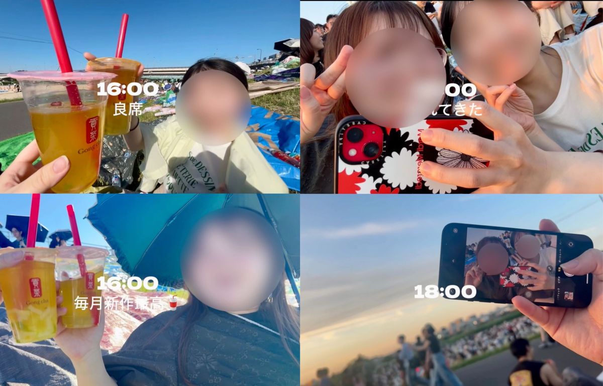 お互いにカメラを向け合ったり、乾杯シーンを撮ったりなど、いろいろな撮り方を知っておこう