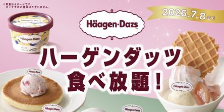 【7/8（水）まで期間限定】「ブッフェ ザ フォレスト」など首都圏4店舗で、2種のハーゲンダッツ食べ放題！「ハーゲンダッツ 満喫コース」新登場