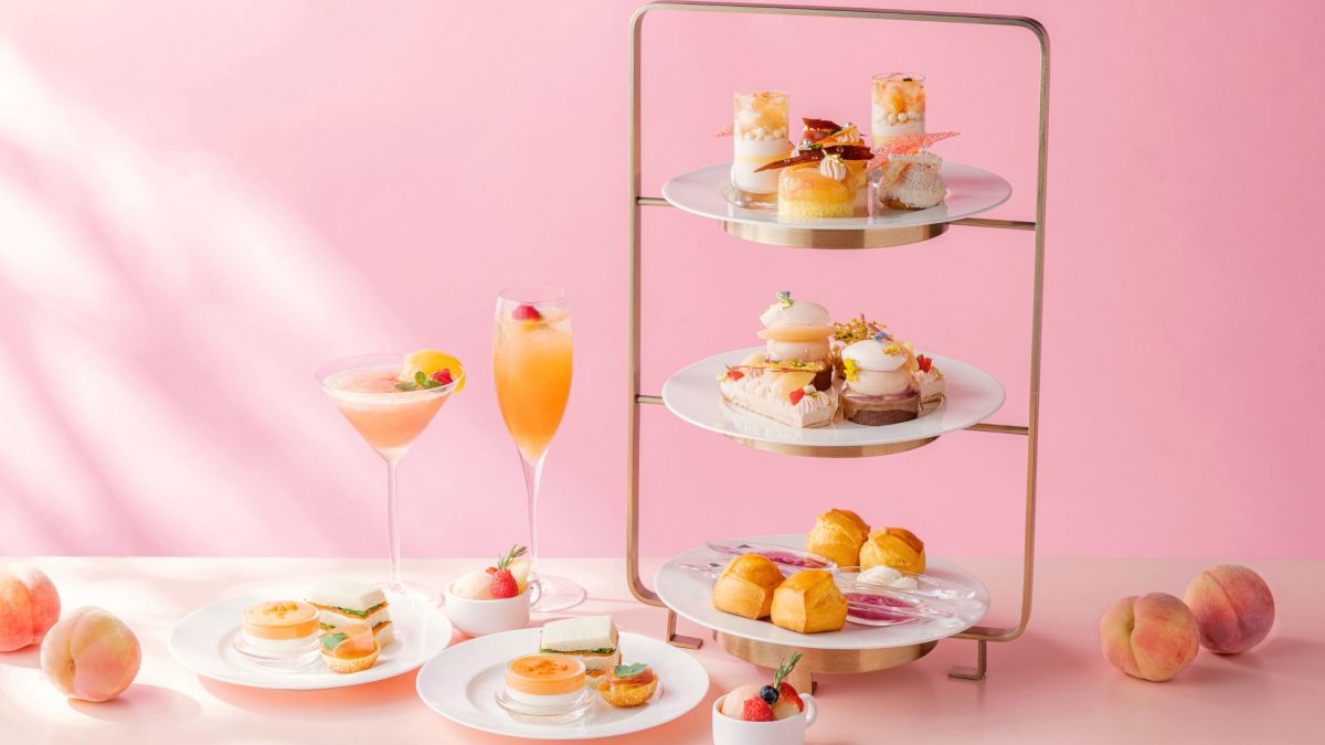 【ストリングスホテル東京インターコンチネンタル】旬の桃×芳醇なお茶を味わう「ピーチ＆ティーセレクションアフタヌーンティー」