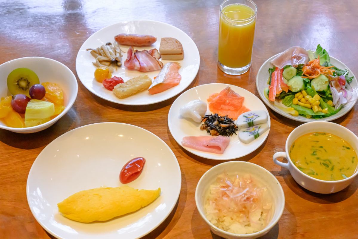 料理並び