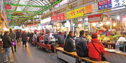 【韓国現地レポ】広蔵市場の定番＆最新グルメ￤Netflix登場店やマヌルパンも！