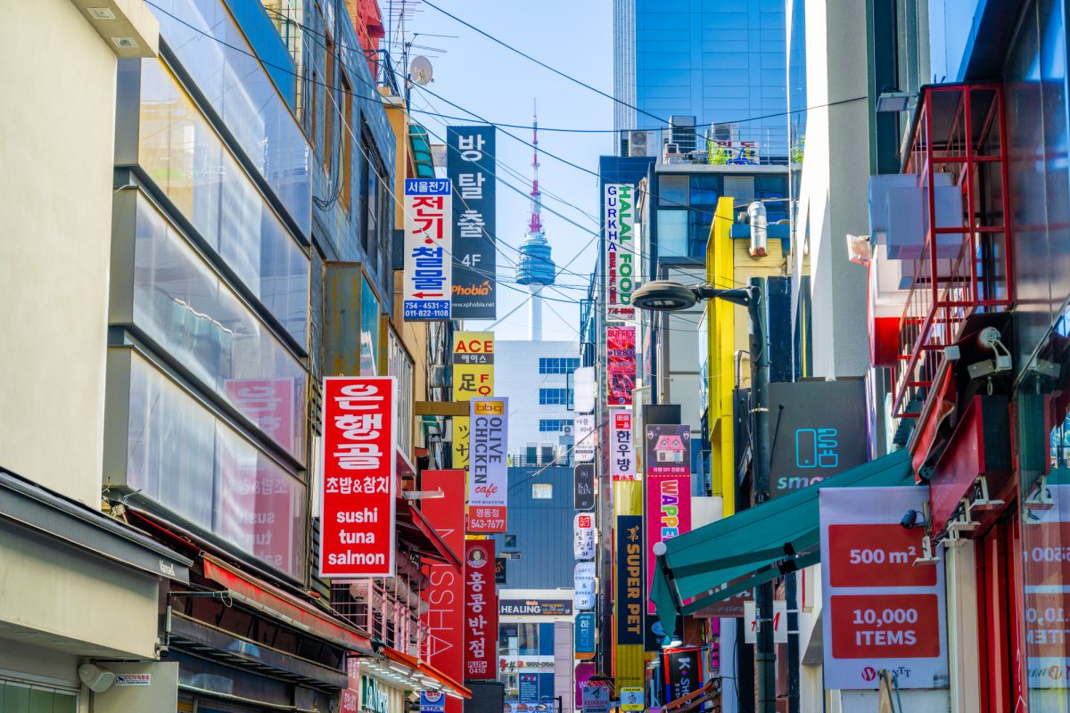 韓国・ソウルの街並み