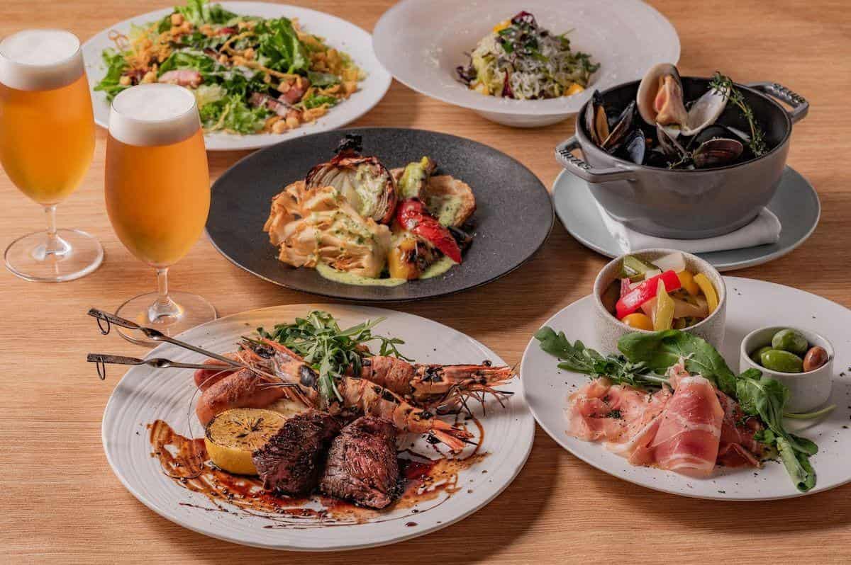 「THE PENTHOUSE with weekend terrace」メニュー