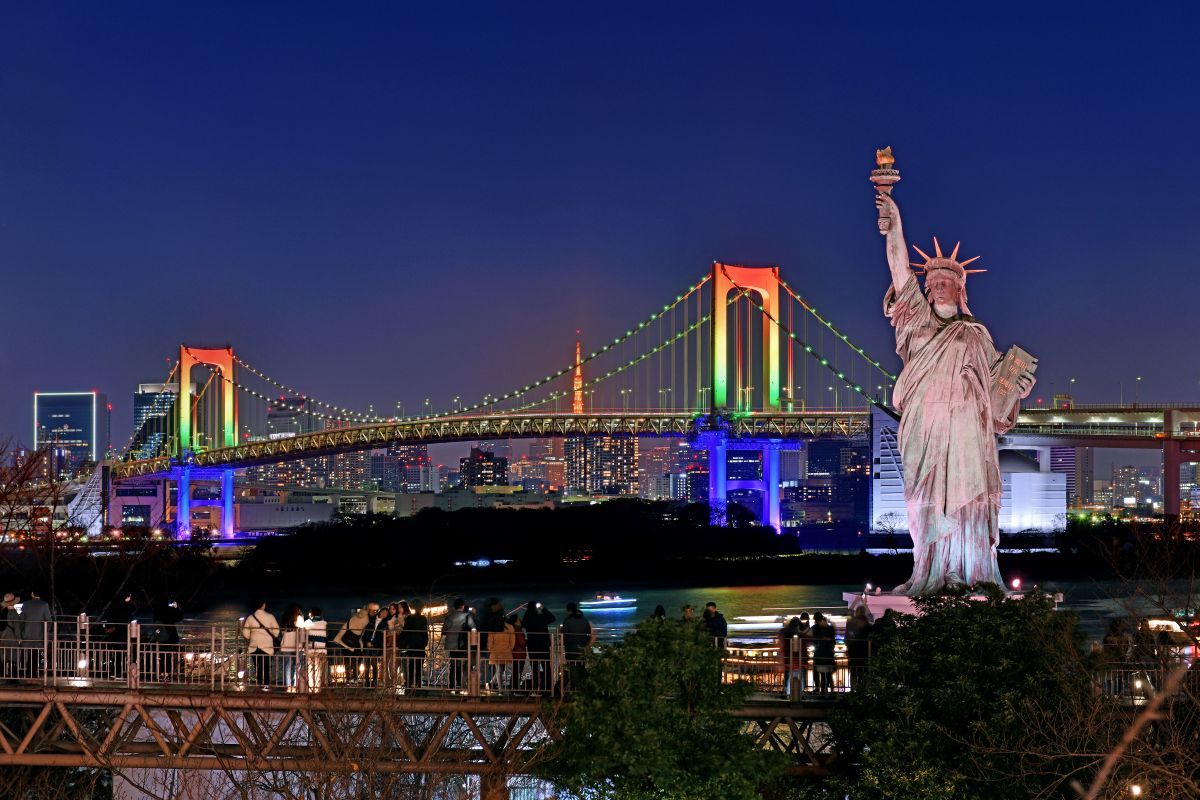 レインボーブリッジの夜景
