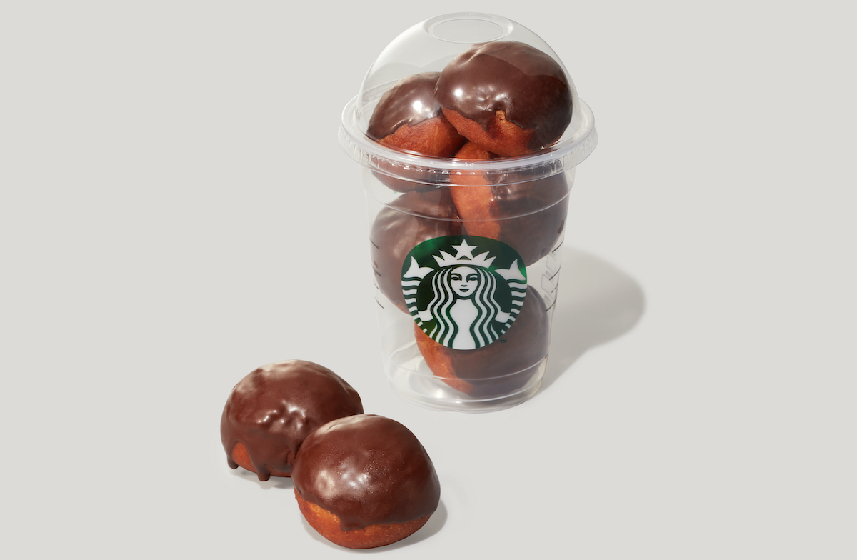 「チョコレート ドーナツボール」390円 ※ドライブスルー販売 
