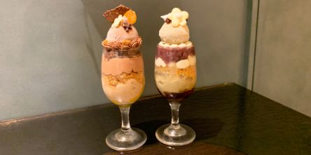 【吉祥寺】「パフェのおみせ 余花」の、チョコ好きのためのチョコレートパフェ＆大人がハマる和風ほうじ茶パフェ