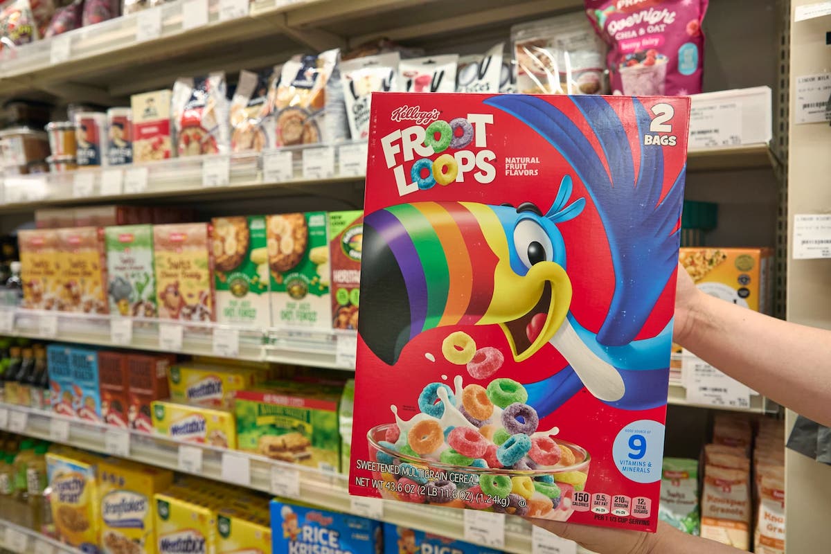 Kellogg's（ケロッグ）の「FROOT LOOPS」4104円（1.24kg）
