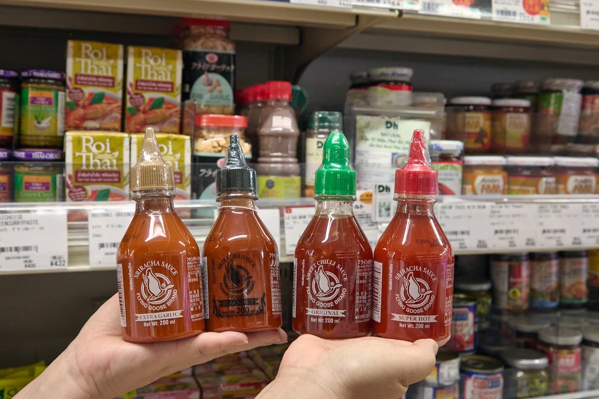Flying Gooseの「Sriracha Sauce」各518円
