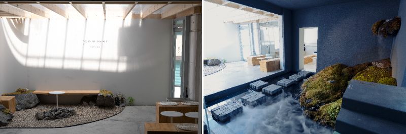店内は場所ごとに異なる雰囲気で、座席も広くゆっくり過ごせる