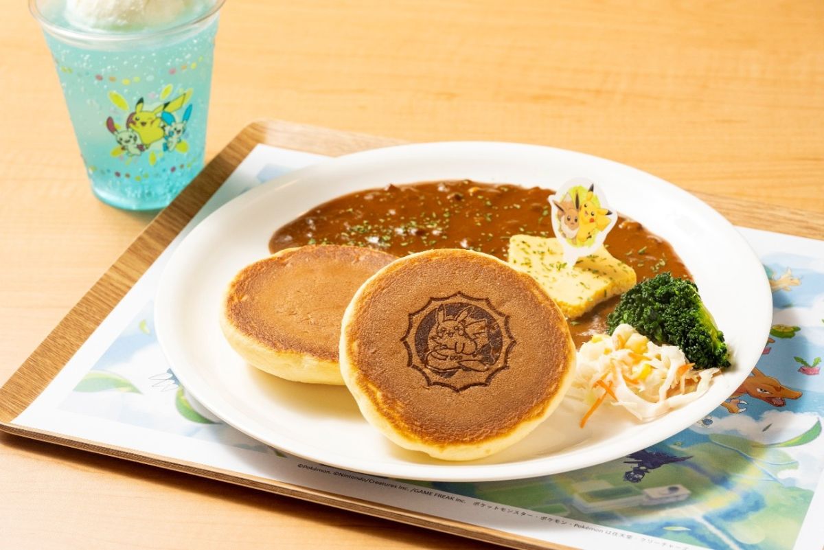 ポケモンと一緒！のと里山カレーパンケーキ（1800円）