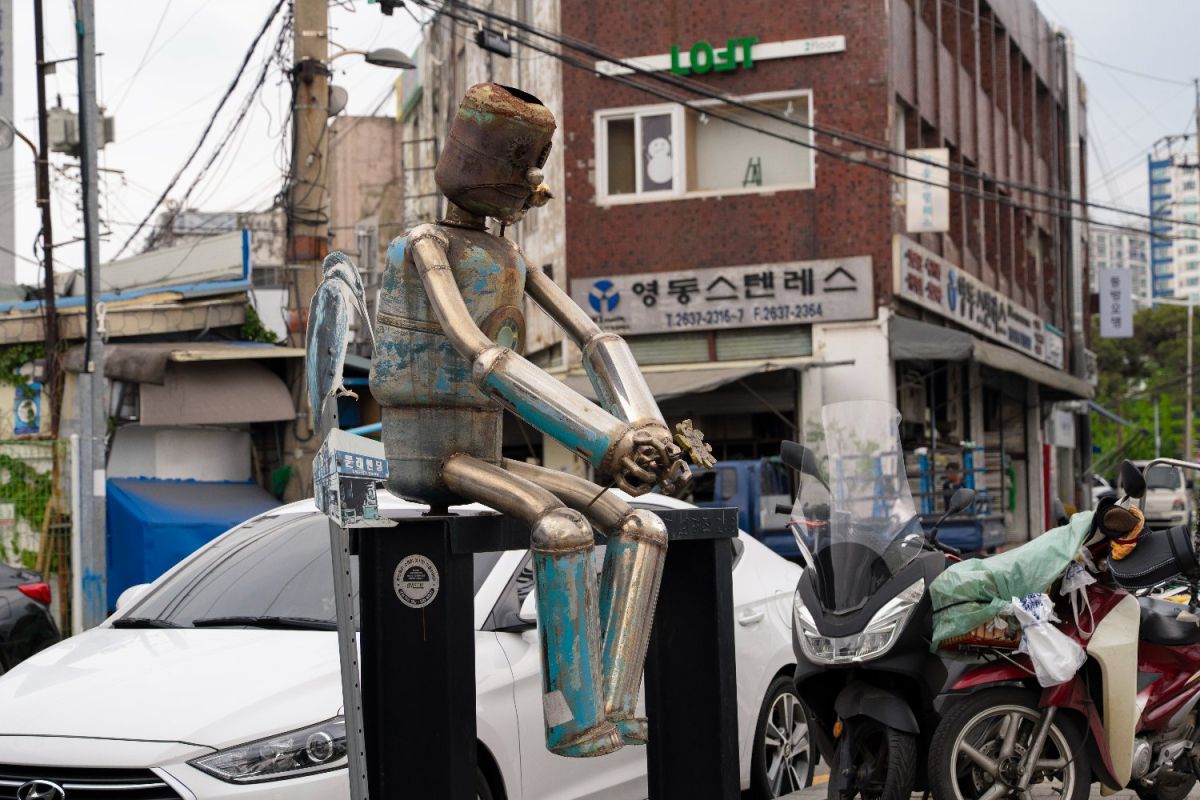 街なかで見かけたアート作品