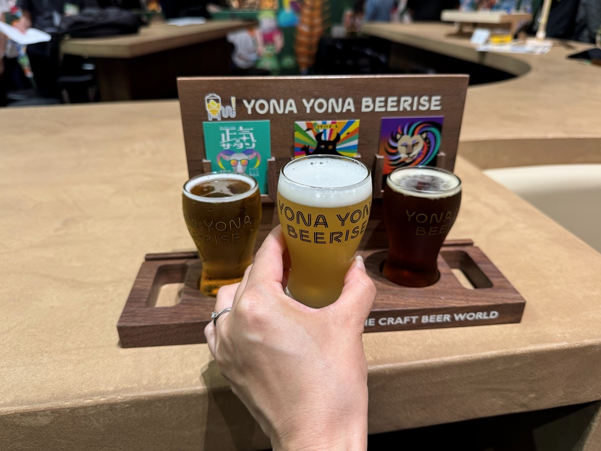 3種類のクラフトビール飲み比べセット