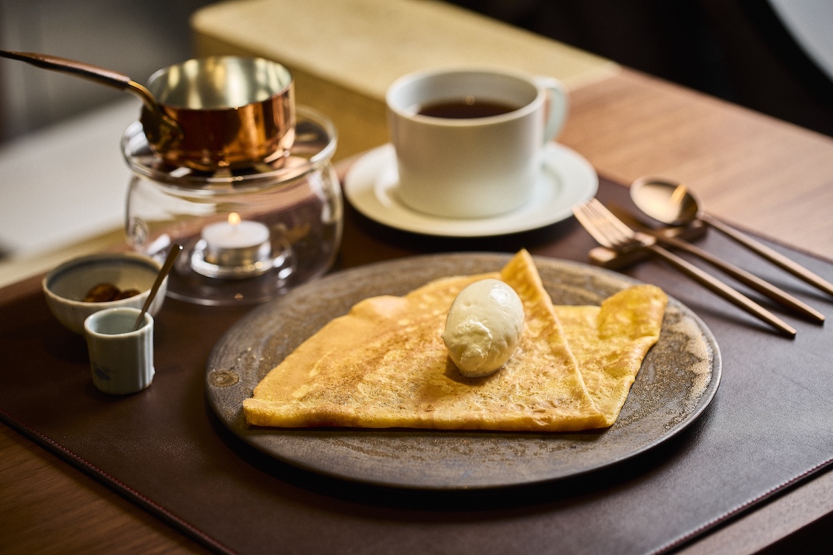 クレープとコーヒー