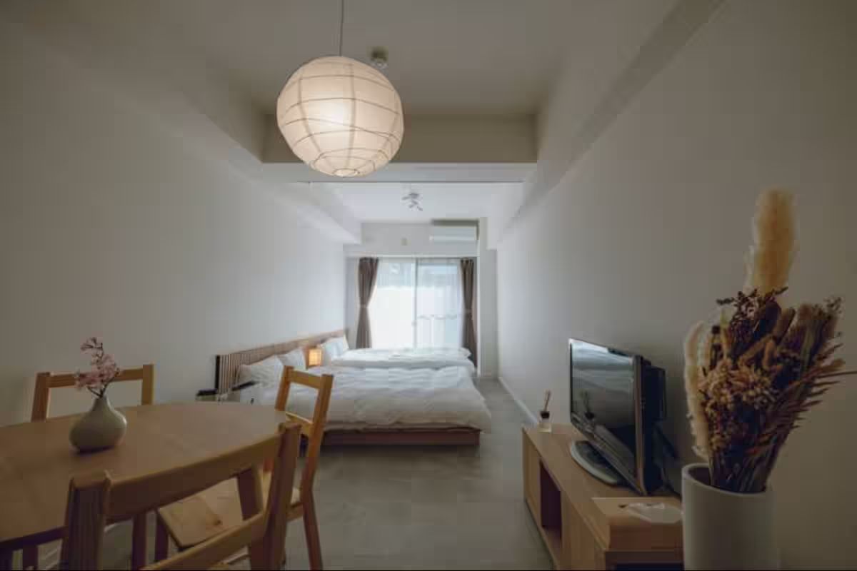 リビング・ベッドルーム／Photo：Airbnb
