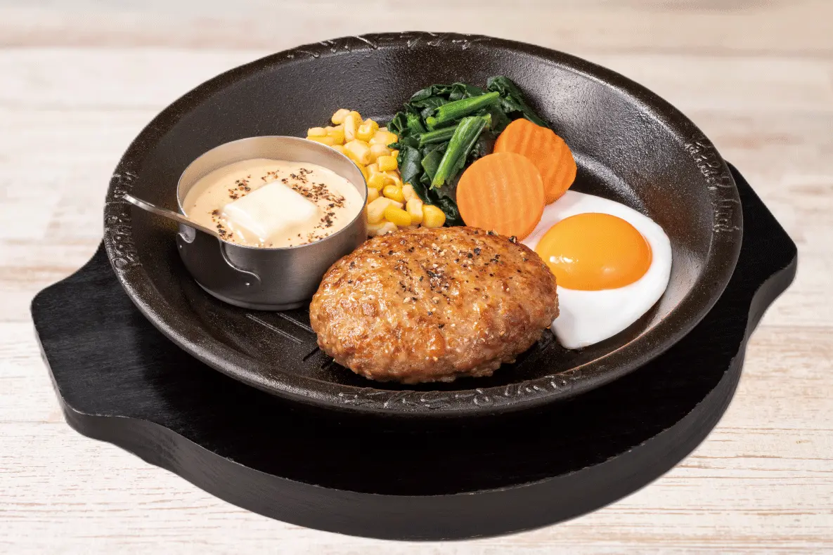 「白い月見ハンバーグ」980円