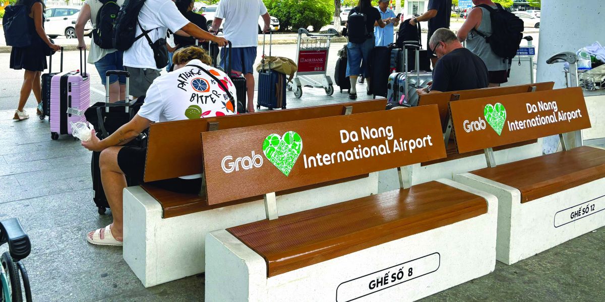 ダナン国際空港のGrab専用待合スペース