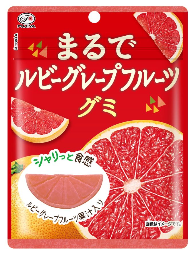 「不二家　まるでルビーグレープフルーツグミ」216円