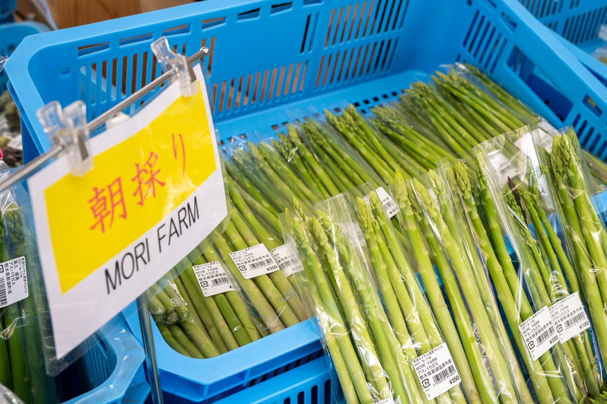 「道の駅 那須高原友愛の森」の朝採り野菜