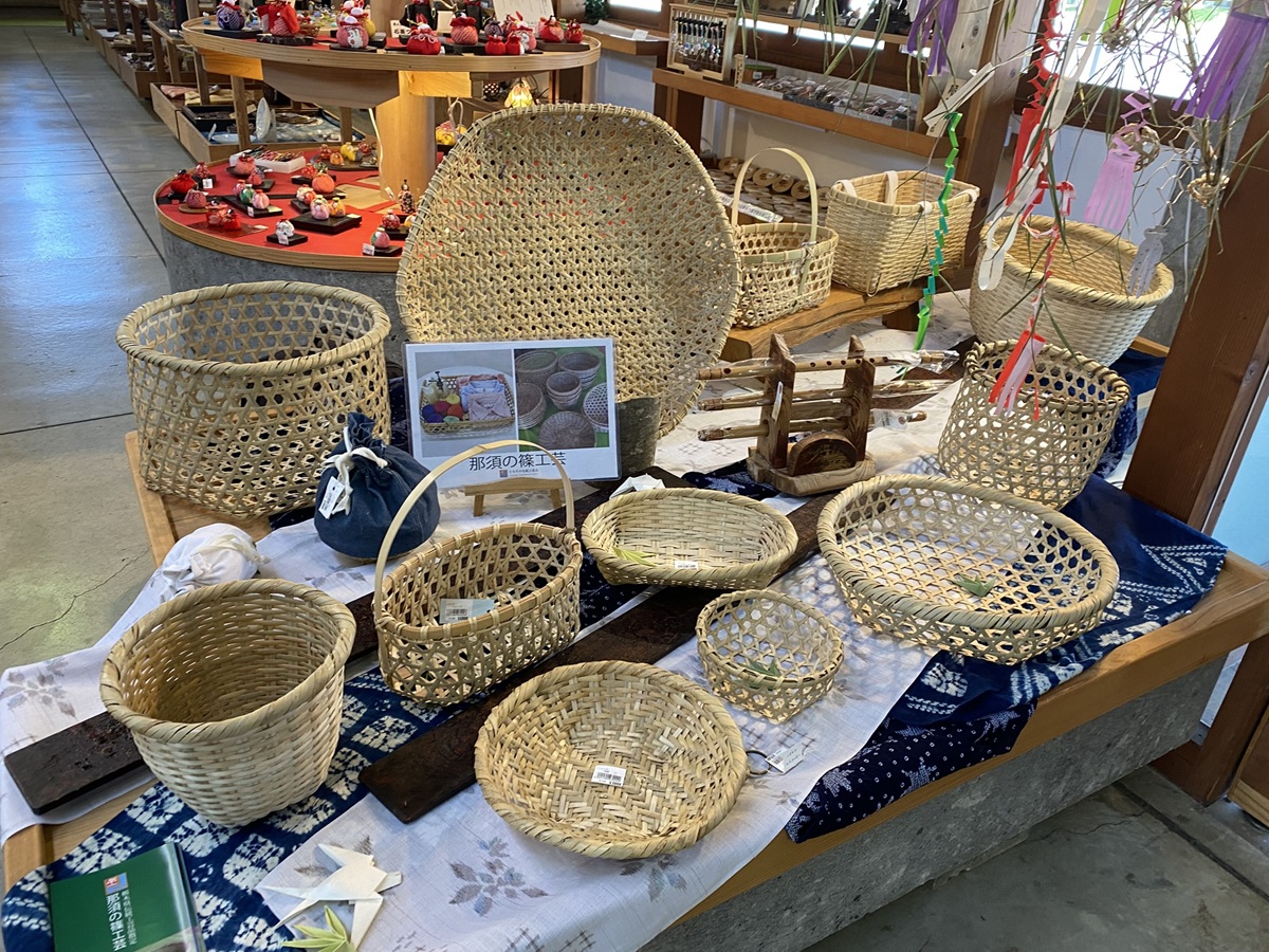 現代生活にもなじむ篠工芸品