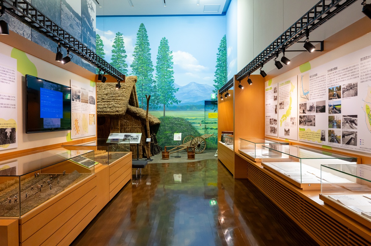 2024年にリニューアルした「道の駅 那須野が原博物館」の常設展示室