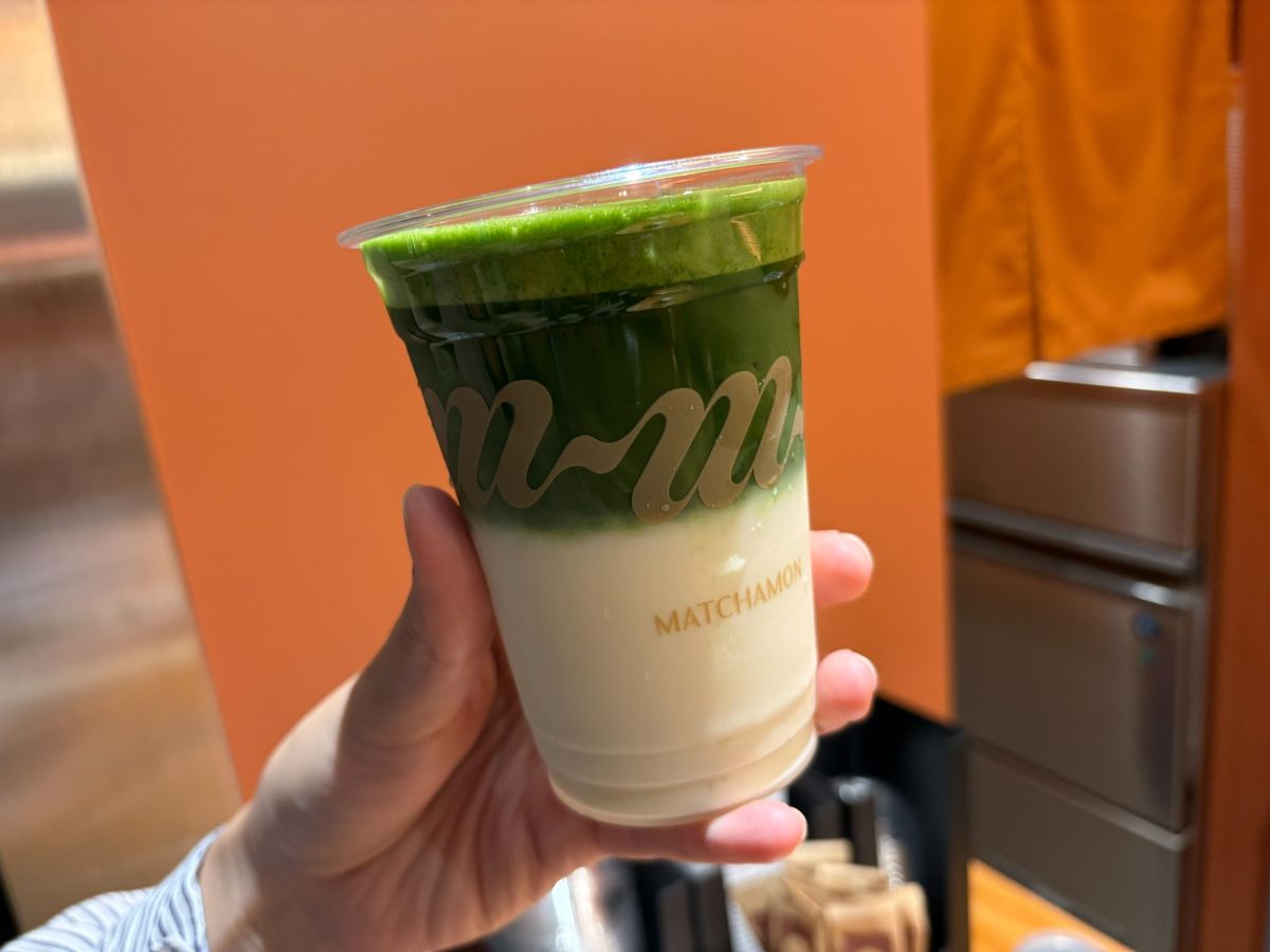 超濃厚な抹茶ラテ