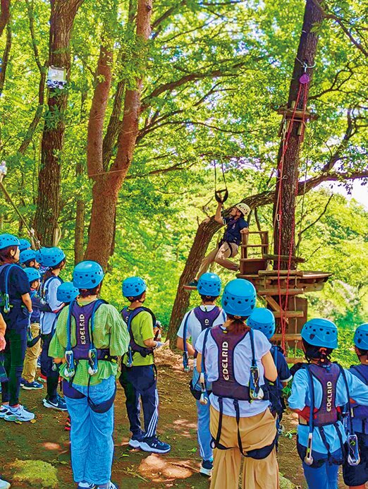 那須の森の空中アスレチック NOZARU