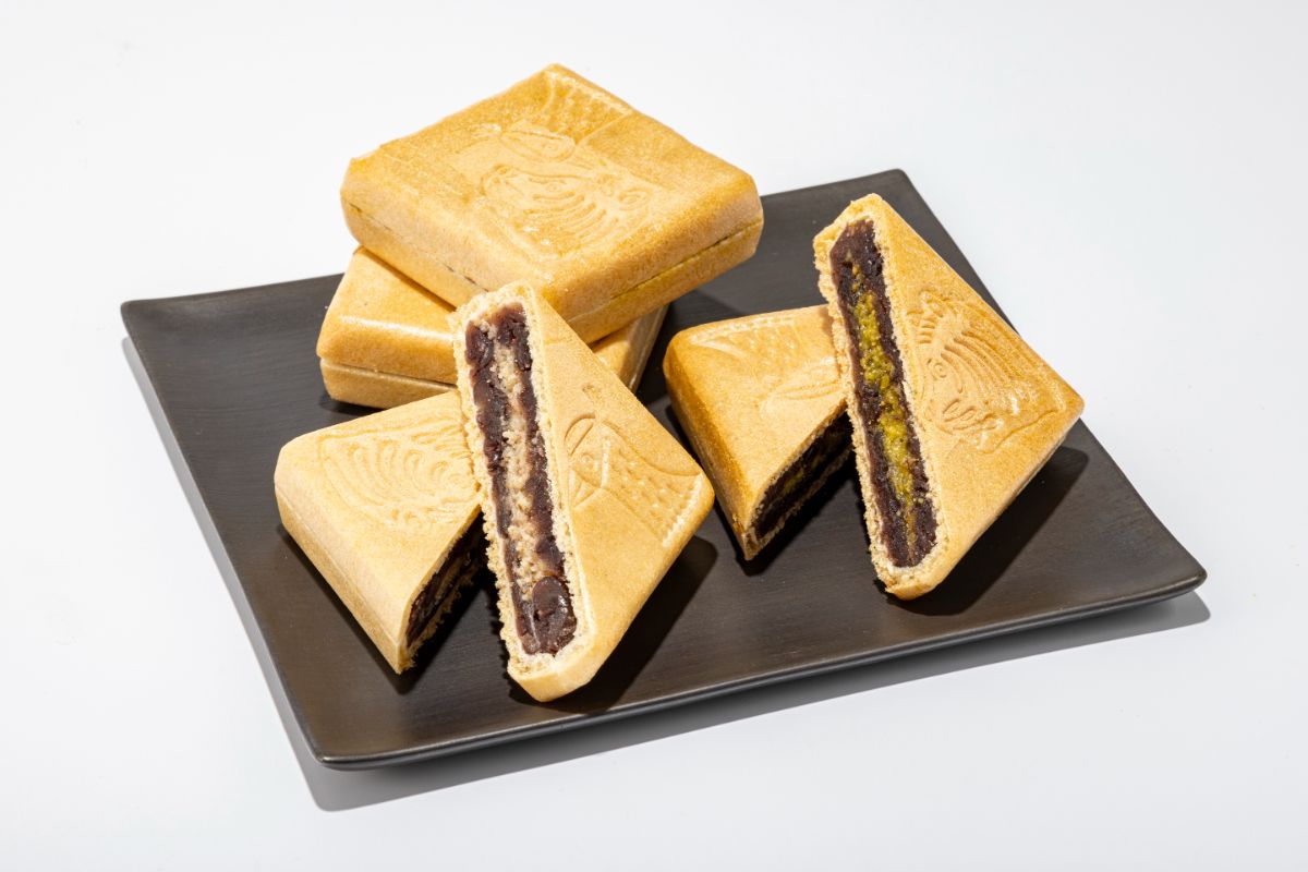 KIJITORA「アーモンドバター最中+ピスタチオバター最中」