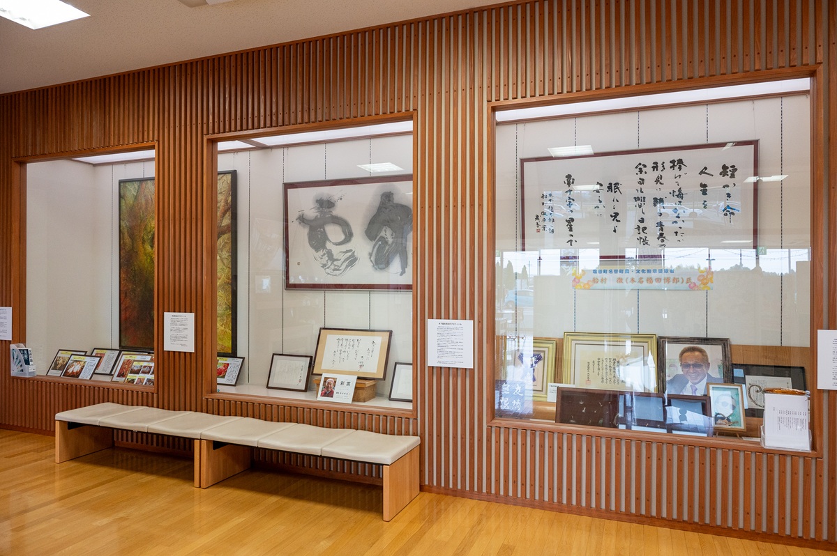 船村徹に関する展示コーナー