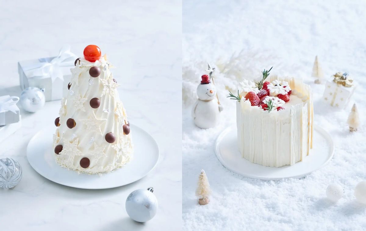 ・クリスマスツリーケーキ　19,800円 ・ホワイトブッシュドノエル　9,000円