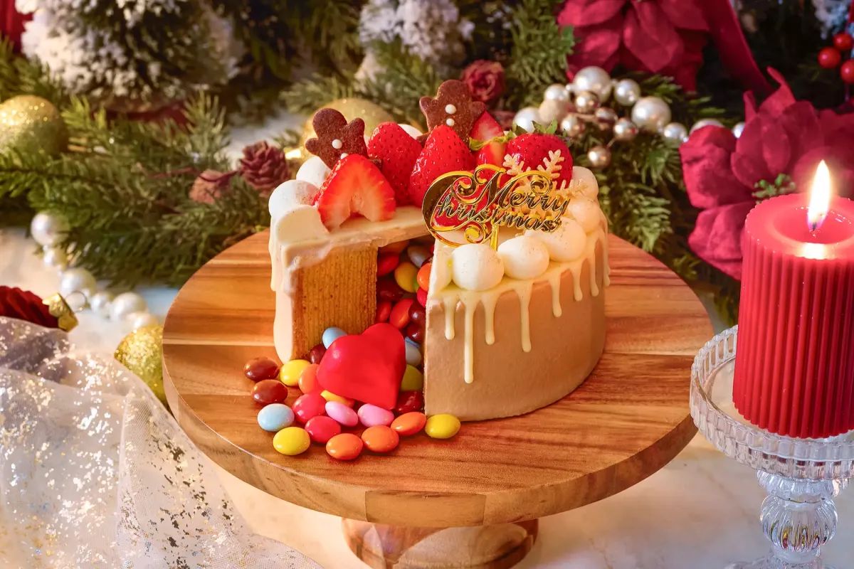 「クリスマス サプライズギフトケーキ」