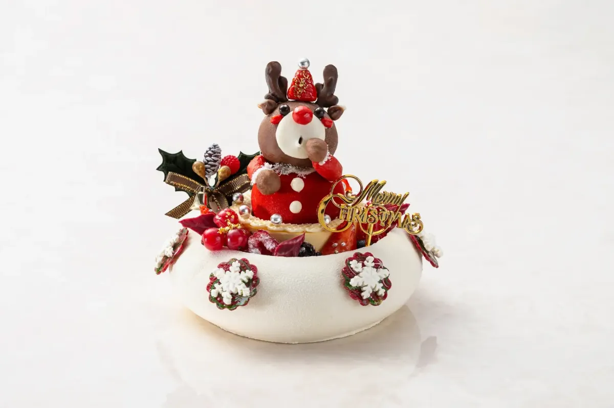 「ホワイト クリスマス」直径 約16cm&times;高さ 約14cm7,560円【80個限定】