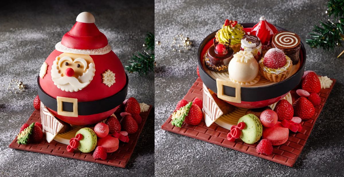 「サンタクロースからの贈り物」直径15cm&times;高さ22cm 1万5000円