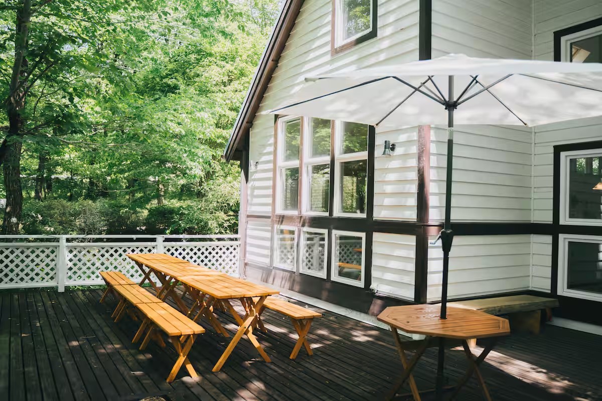 テラス／Photo：Airbnb